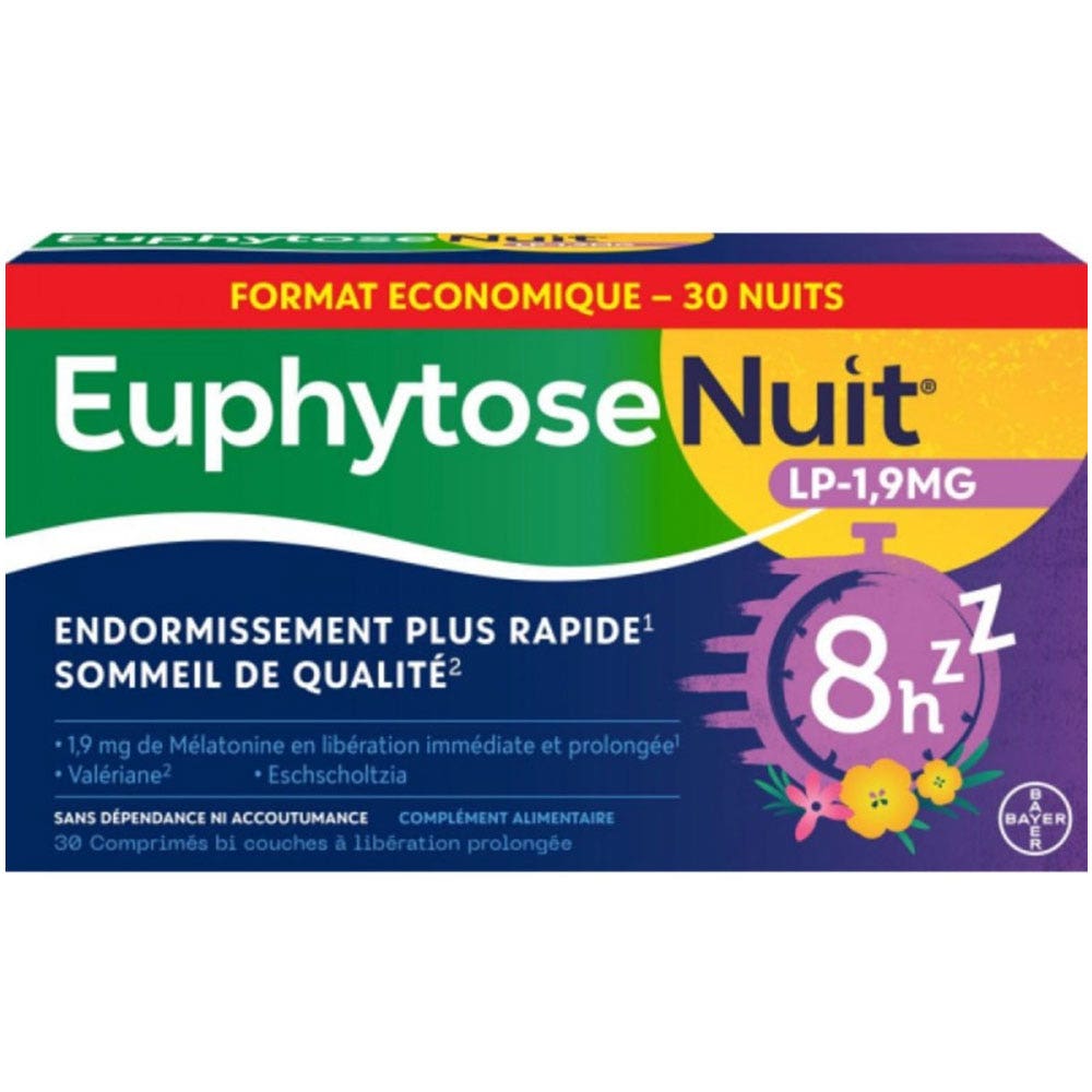 Euphytose Nuit LP 30 comprimés